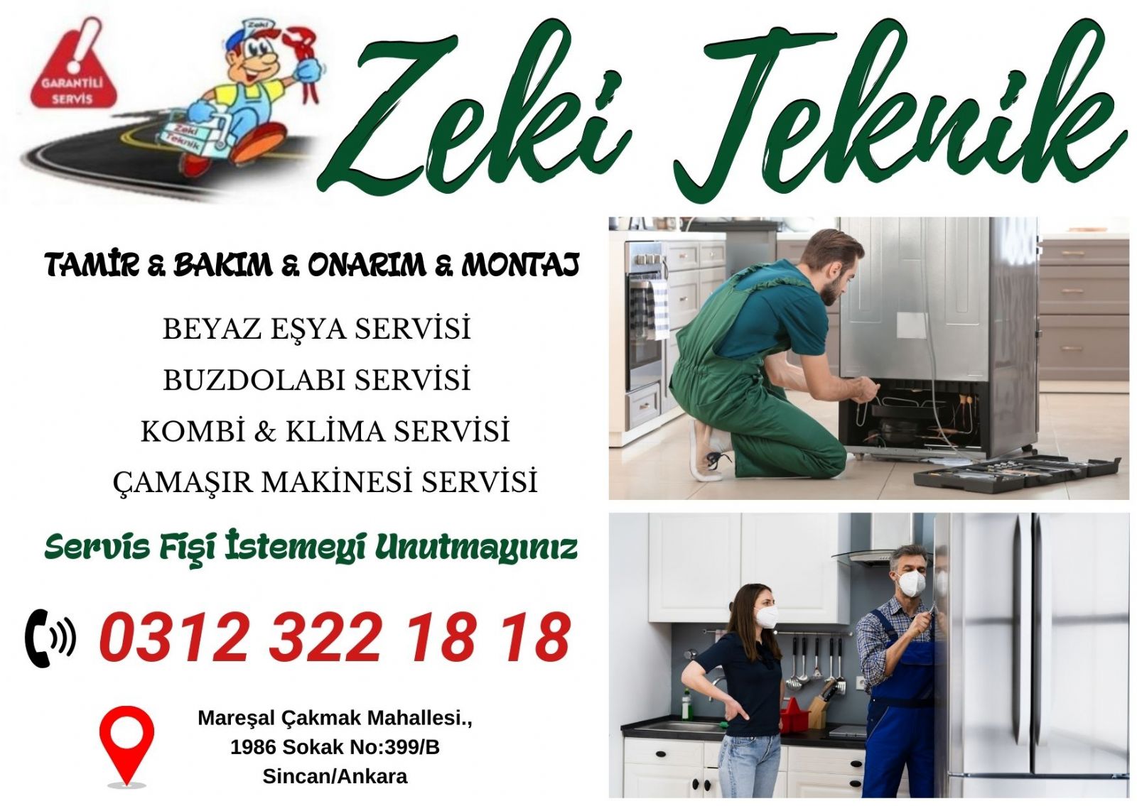 Sincan Bosch Servisi